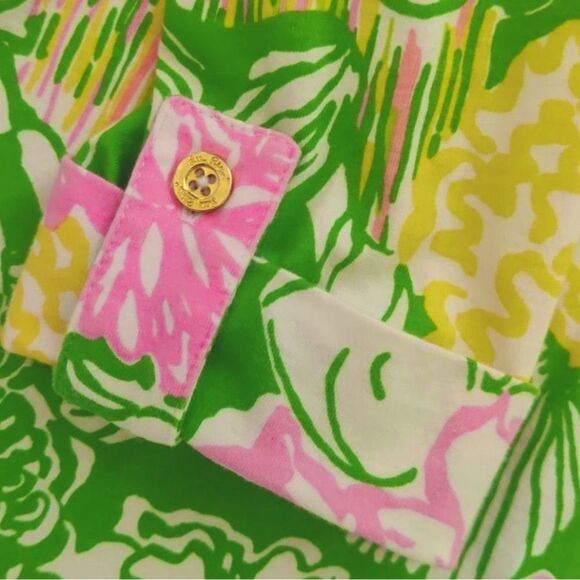 Lilly Pulitzer Palmetto Dress Hibiscus Stroll - Picture 6 of 8